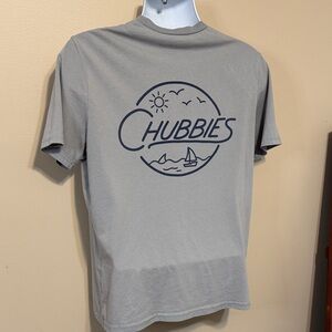 chubbies Light Gray 'WKND' Short Sleeve Crew Tee